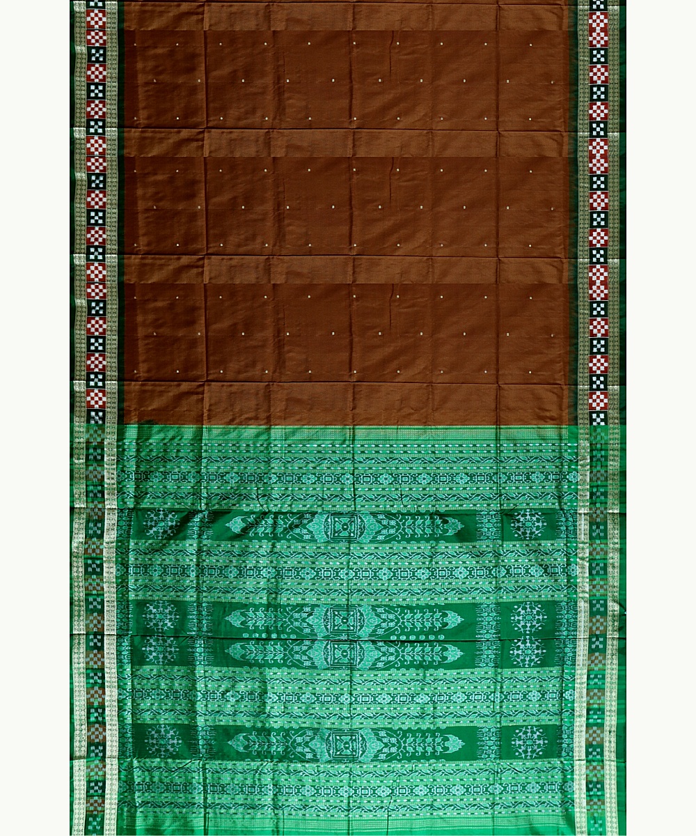 Chamoisee Sambalpuri Silk Saree – Boyanika Odisha