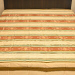 Burlywood chocolate traditional ikat handmade sambalpuri cotton bedsheet