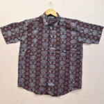 Exclusive coffee sambalpuri cotton gents shirt