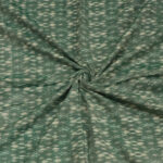 Light green white cotton handloom sambalpuri fabric