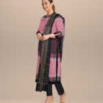 Multicolor black handloom cotton sambalpuri dress material