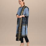 Multicolor black handloom cotton sambalpuri dress material