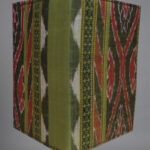 Light green multicolour handmade cotton card holder