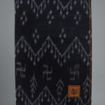 Black white handmade  cotton notepad