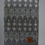 Grey white handmade  cotton notepad