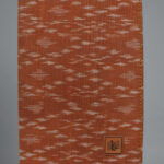 Mustard white cotton handmade notepad