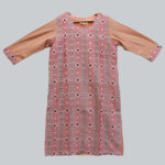 Exclusive Gray and Purple (Tie and Dye) Cotton Ladies Sambalpuri Kurti