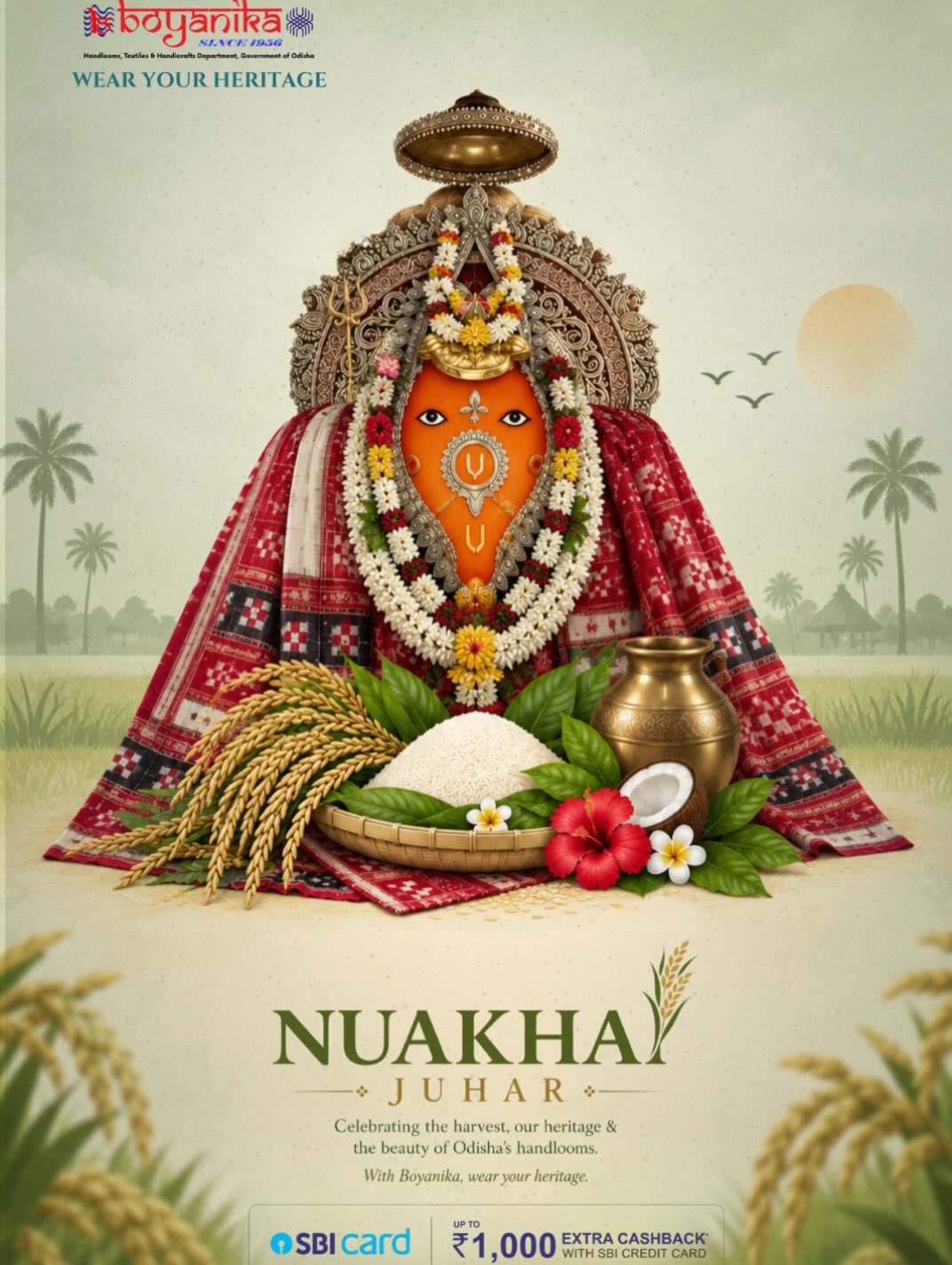 May the new harvest bring prosperity, happiness and togetherness to every home. 🌾 This Nuakhai,…