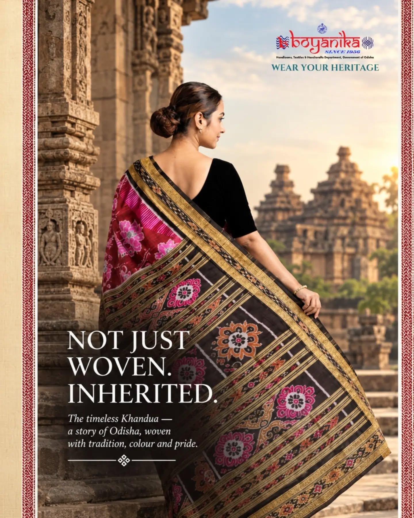 MORE THAN JUST A SAREE, IT’S A STORY. A GI-tagged handloom product, Khandua is a…